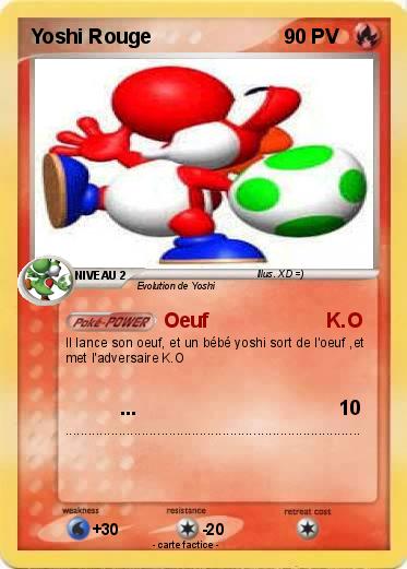 Pokemon Yoshi Rouge