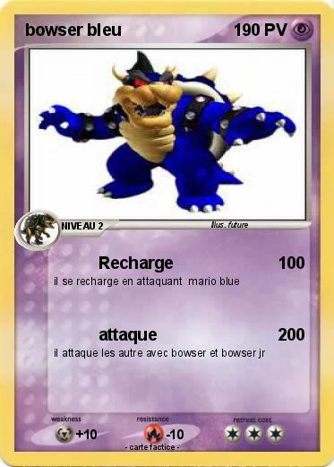 Pokemon bowser bleu