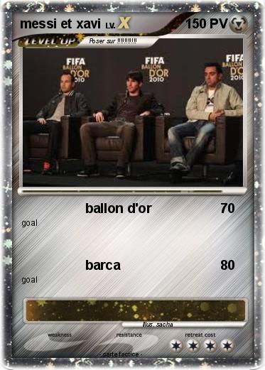 Pokemon messi et xavi