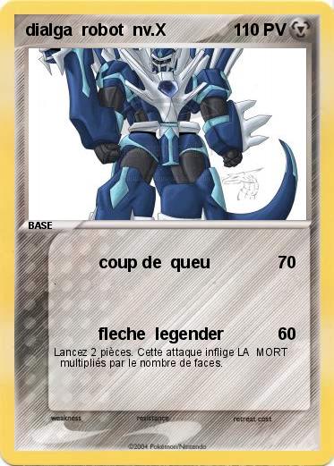 Pokemon dialga  robot  nv.X