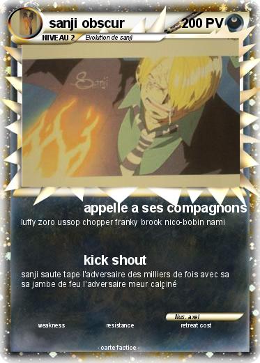 Pokemon sanji obscur
