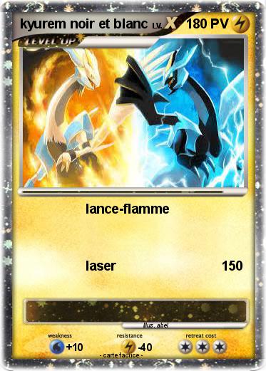 Pokemon kyurem noir et blanc