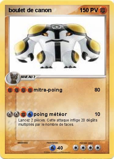 Pokemon boulet de canon