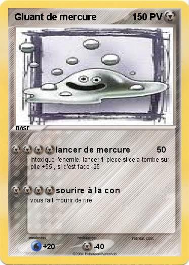 Pokemon Gluant de mercure