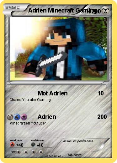 Pokemon Adrien Minecraft Gaming