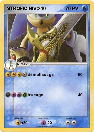 Pokemon STROFIC NIV:240