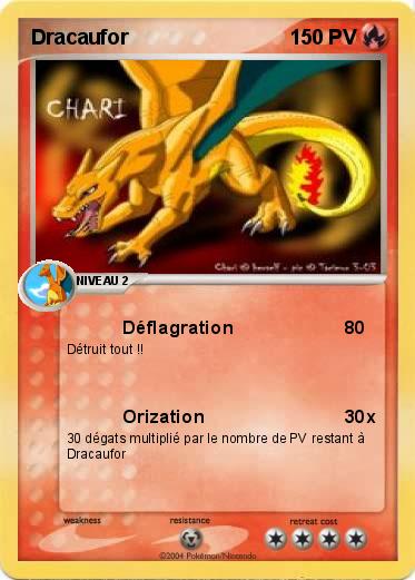 Pokemon Dracaufor