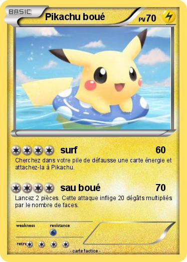 Pokemon Pikachu boué