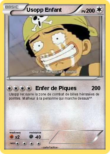 Pokemon Usopp Enfant