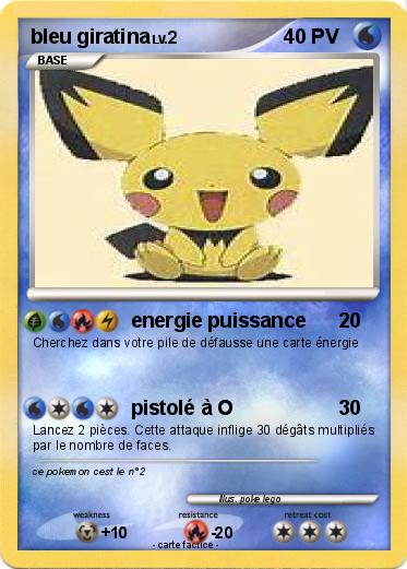 Pokemon bleu giratina