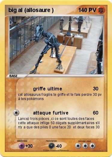 Pokemon big al (allosaure )