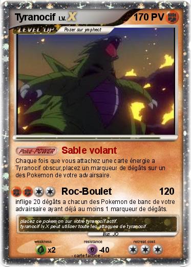 Pokemon Tyranocif