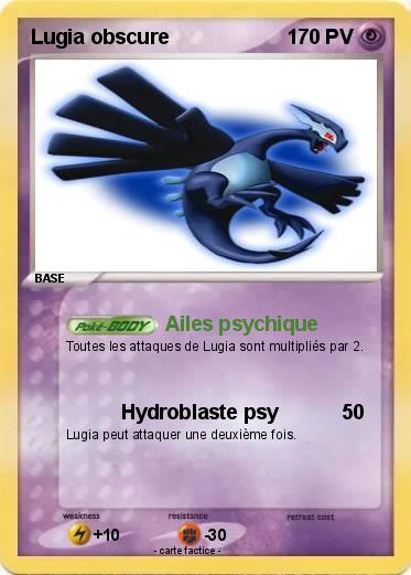Pokemon Lugia obscure