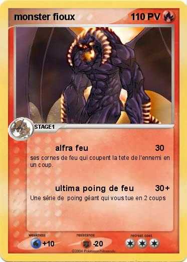 Pokemon monster fioux