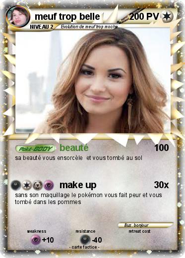 Pokemon meuf trop belle