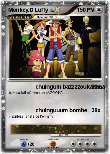 Pokemon Monkey.D Luffy