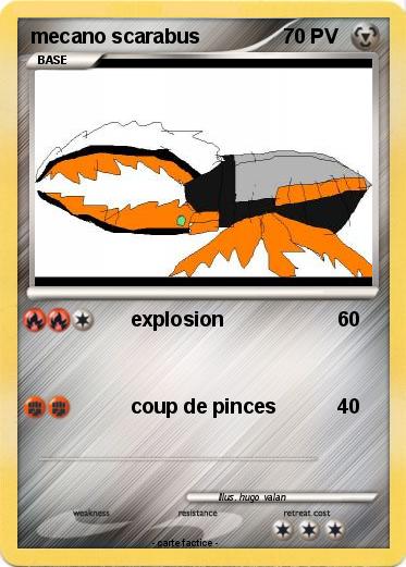 Pokemon mecano scarabus