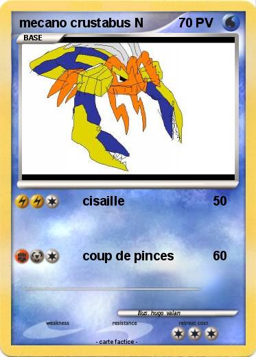 Pokemon mecano crustabus N