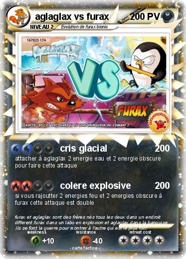 Pokemon aglaglax vs furax