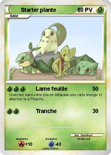 Pokemon Starter plante