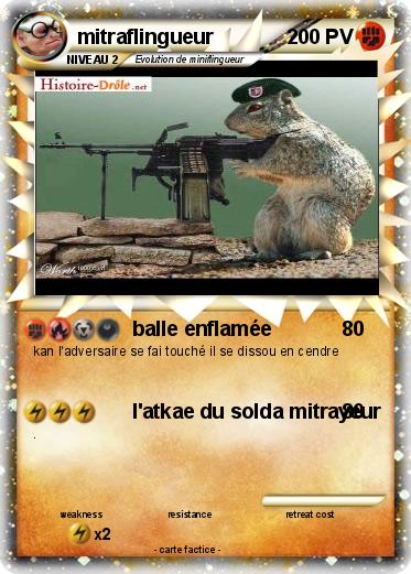 Pokemon mitraflingueur