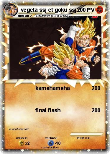 Pokemon vegeta ssj et goku ssj