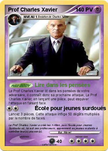 Pokemon Prof Charles Xavier