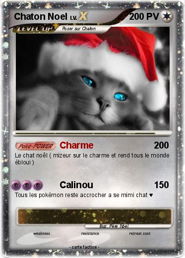 Pokemon Chaton Noel