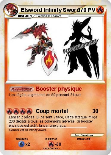 Pokemon Elsword Infinity Sword