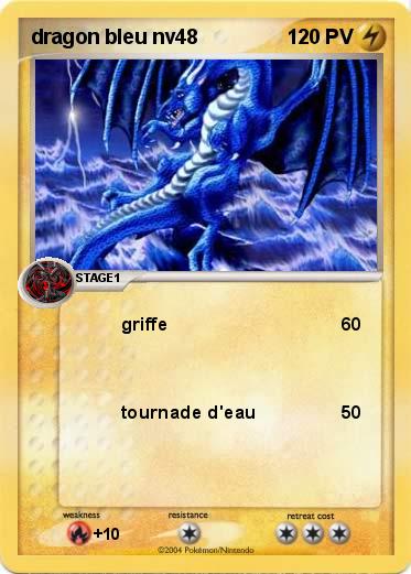 Pokemon dragon bleu nv48