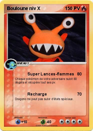 Pokemon Bouloune niv X