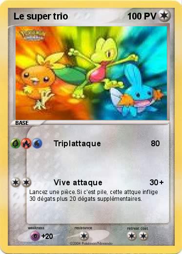 Pokemon Le super trio