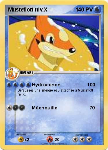 Pokemon Musteflott niv.X