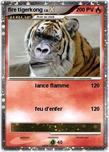 Pokemon fire tigerkong