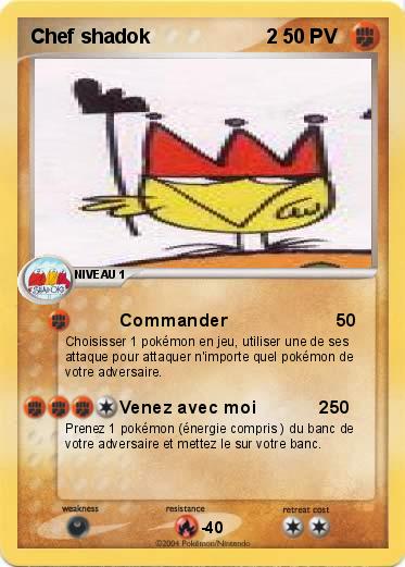 Pokemon Chef shadok                     2