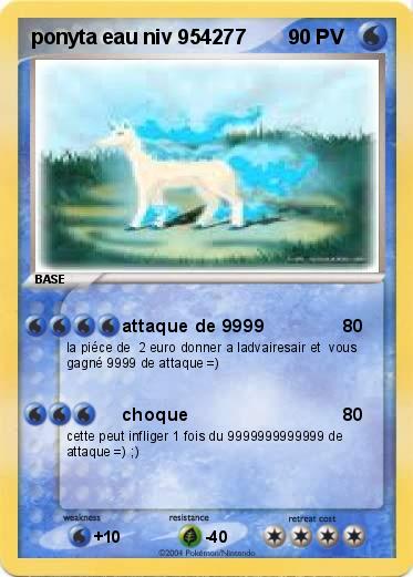 Pokemon ponyta eau niv 954277                                   