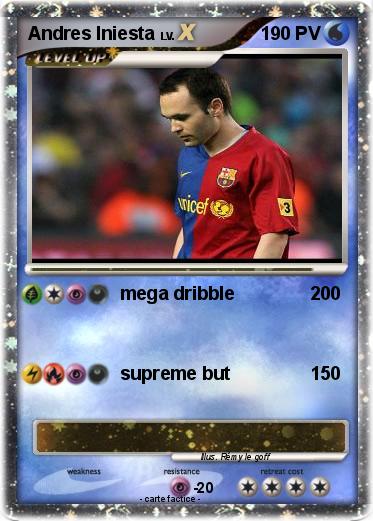 Pokemon Andres Iniesta