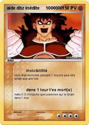 Pokemon aide dbz inédite     1000000