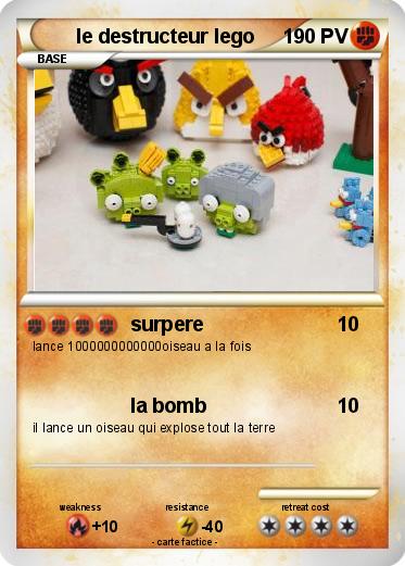 Pokemon le destructeur lego