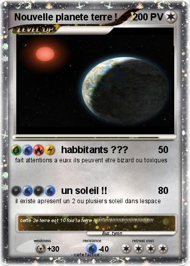 Pokemon Nouvelle planete terre !