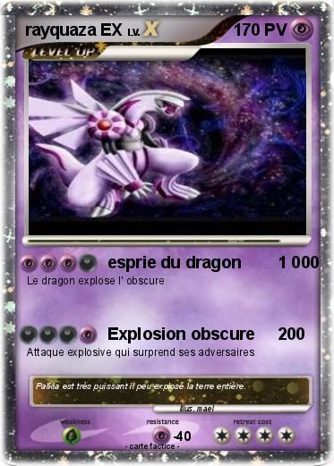 Pokemon rayquaza EX