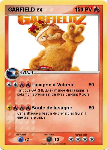 Pokemon GARFIELD ex   