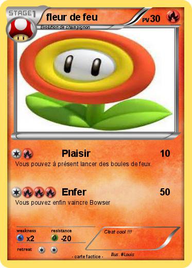 Pokemon fleur de feu