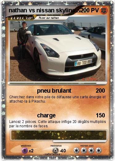 Pokemon nathan vs nissan skyline
