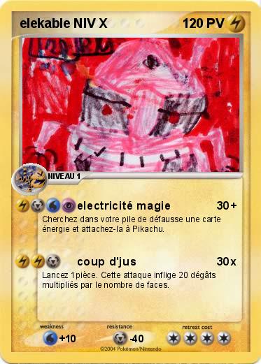 Pokemon elekable NIV X 
