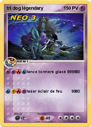Pokemon tri dog légendary