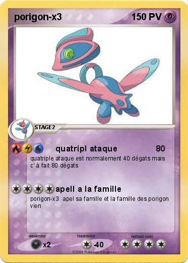 Pokemon porigon-x3