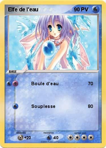 Pokemon Elfe de l'eau