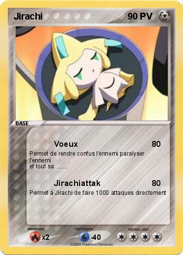 Pokemon Jirachi                                