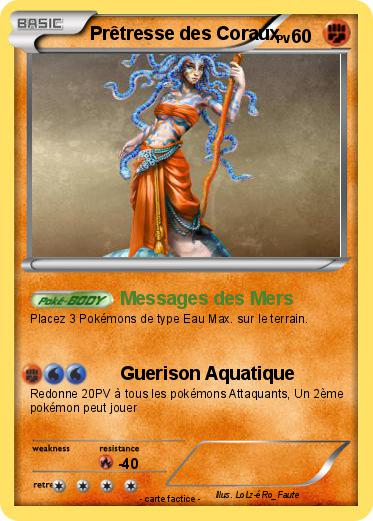 Pokemon Prêtresse des Coraux